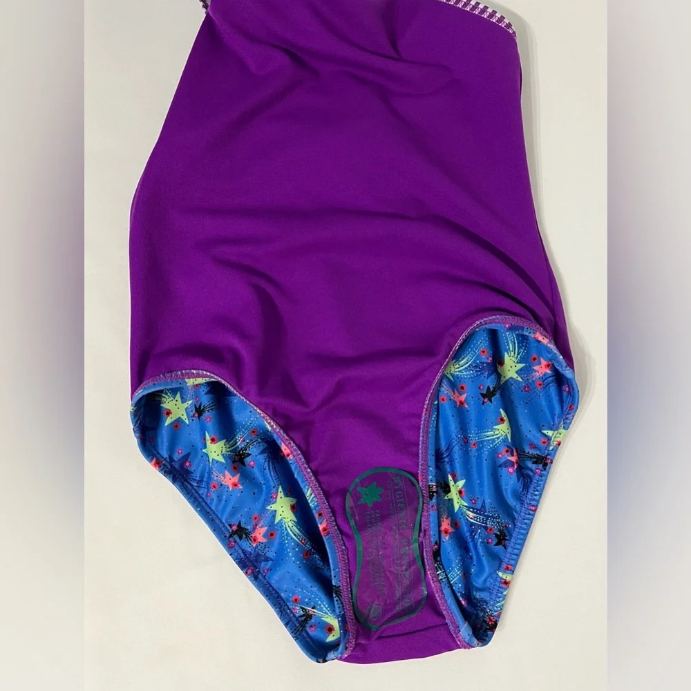 Uglies Girls Stargazer Criss-Cross Back One Piece Swimsuit Size: 16 NWT